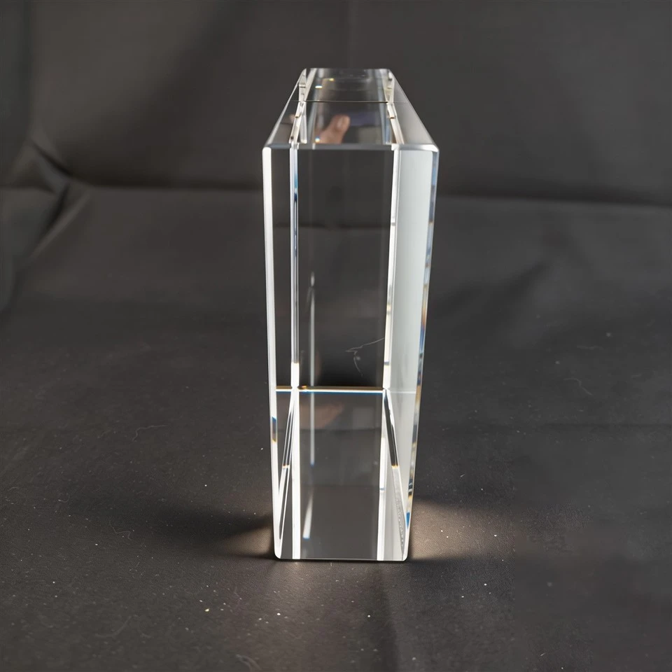Rectangle Clear Custom Crystal Award Plaque best